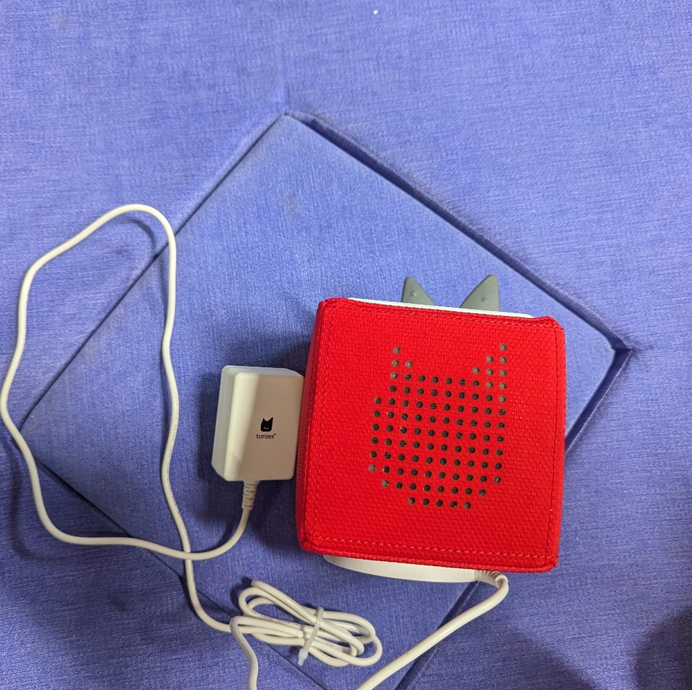 Red Tonies Speaker with Charger